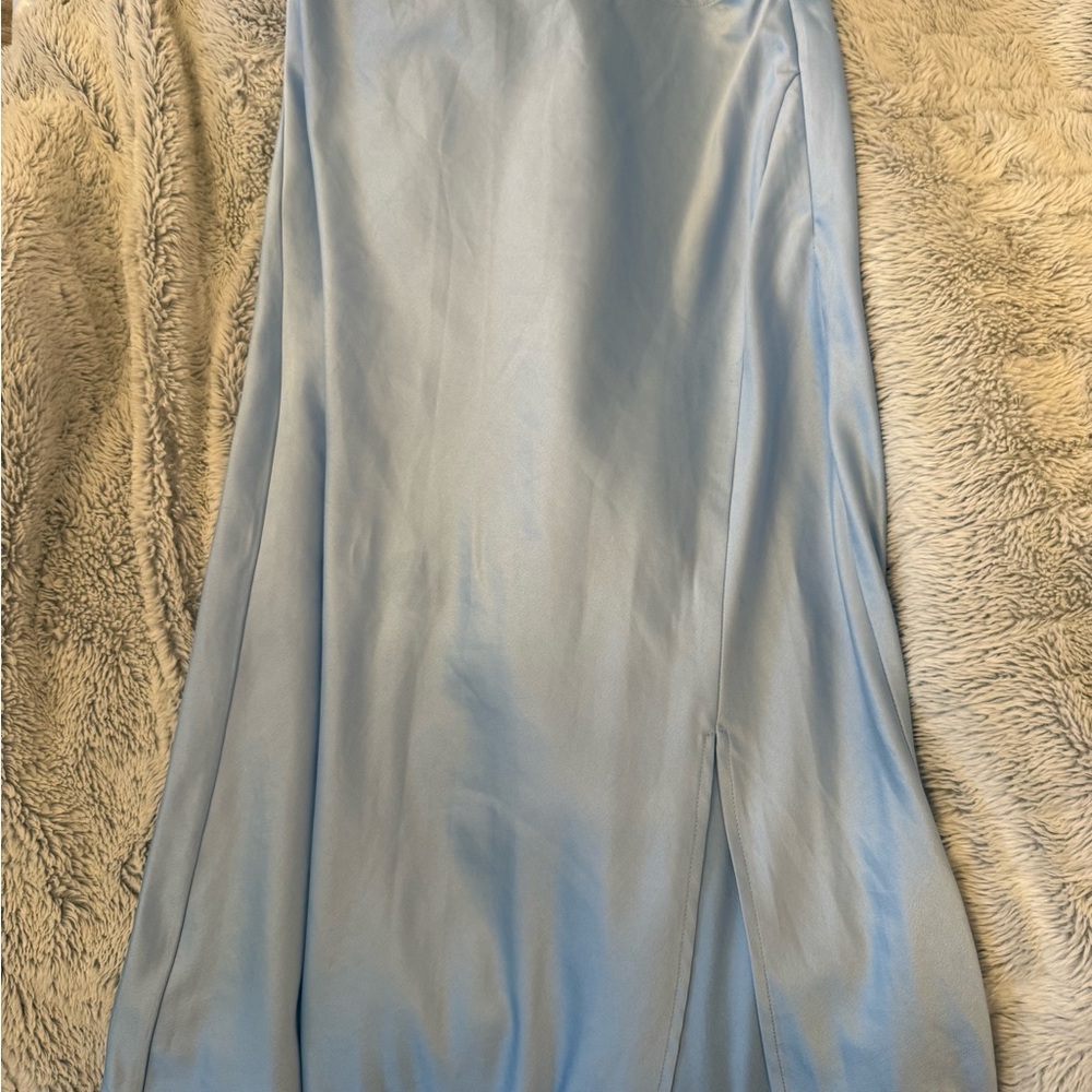 Tilly’s Blue Satin Skirt